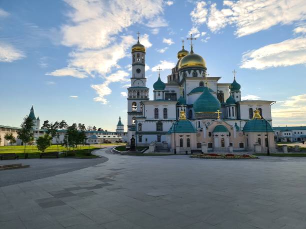 istock The church inside the Novoierasalim Monastery 1347465826