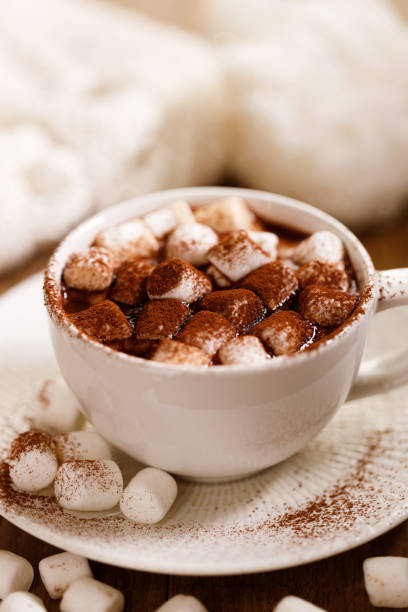 istock Hot chocolate with marsmallow candies 1347466889