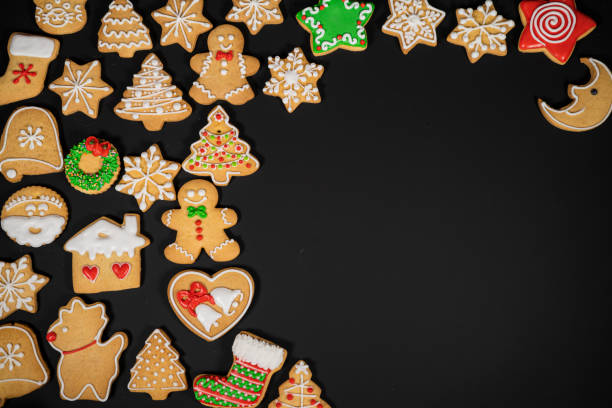 istock Christmas holidays composition on background with copy space for your text 1347467658
