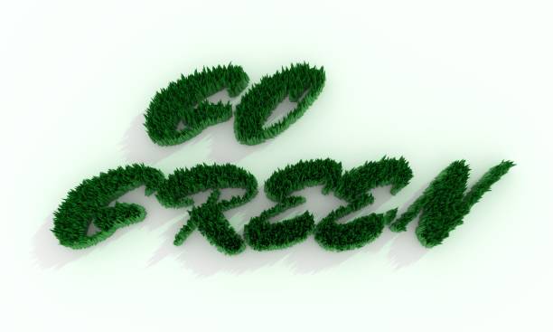 istock 3d green grass and go green text 1347469052