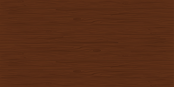Wood background. Dark wooden texture. Background for wall, floor and table. Brown backdrop of oak, walnut, hardwood and mahogany. Old timber pattern for surface of interior, exterior or decor. Vector