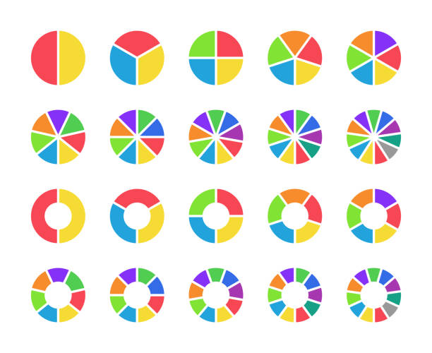 Pie chart. Circle graph with section from 1 to 11. 6, 5, 3 infographic part in round diagram. Graphic icon of wheel for cycle process. Piece of pie chart for progress, statistics and analysis. Vector Pie chart. Circle graph with section from 1 to 11. 6, 5, 3 infographic part in round diagram. Graphic icon of wheel for cycle process. Piece of pie chart for progress, statistics and analysis. Vector. one two three four five six seven eight and nine stock illustrations