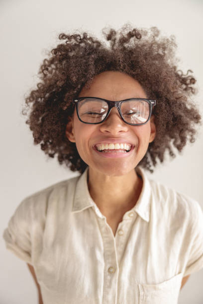 istock Happy positive multiethnic female posing in studio 1347470299