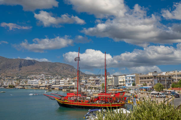 Heraklion is the biggest city on the Crete island, Greece