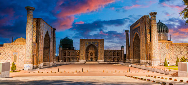 istock Registan, an old public square in Samarkand, Uzbekistan 1347476693