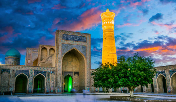 istock Po-i-Kalan or Poi Kalan complex in Bukhara, Uzbekistan 1347476746