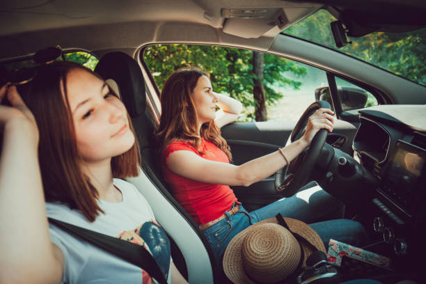 istock Young Woman Sitting In Car 1347478478