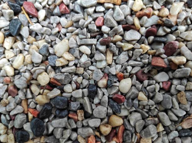 istock Small pebbles of very beautiful colorful river stones 1347492113