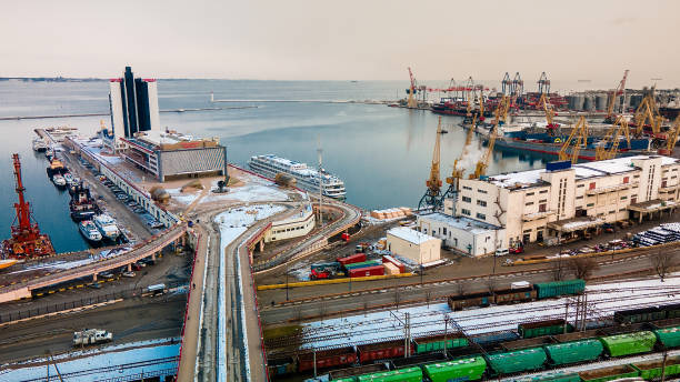 istock Seaport in Odessa Ukraine 1347494075