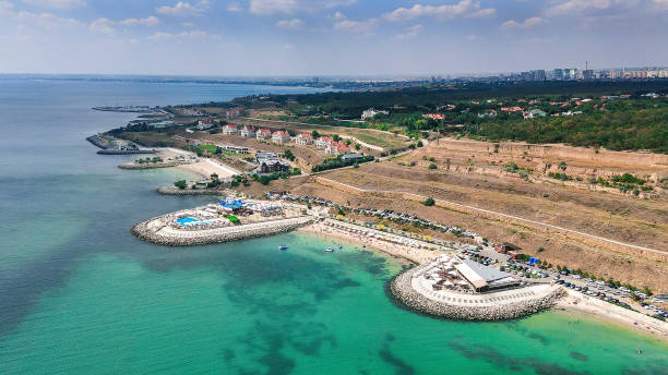 istock Odessa beach on the black sea 1347498591