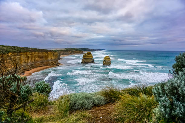 istock The beautiful ocean and cliffs in Australia. 1347503634