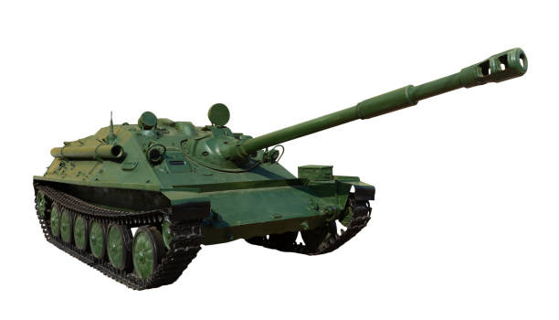istock Self-propelled artillery tank SU-85 1347527210
