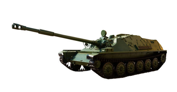 istock Self-propelled artillery tank SU-85 1347527212