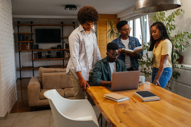 istock Young creative business people meeting at office. 1347527707