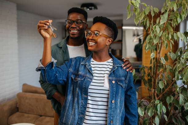 istock Happy owners of new home 1347528502