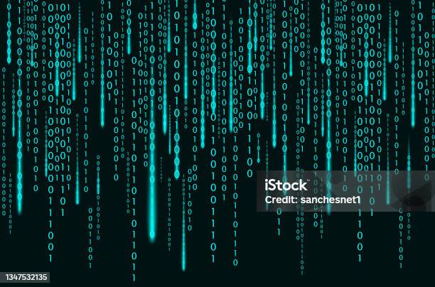 Matrix Coding Concept Matrix Code 2 Stock Illustration - Download Image Now - Abstract ...