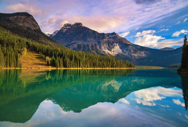 istock Colourful Morning At Emerald Lake 1347535257