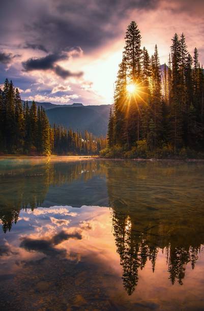 istock Sunshine Glow Over Emerald Lake 1347535276