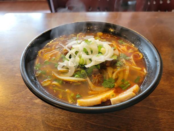istock Vietnamese soup pho with noodles and vegetables 1347537732