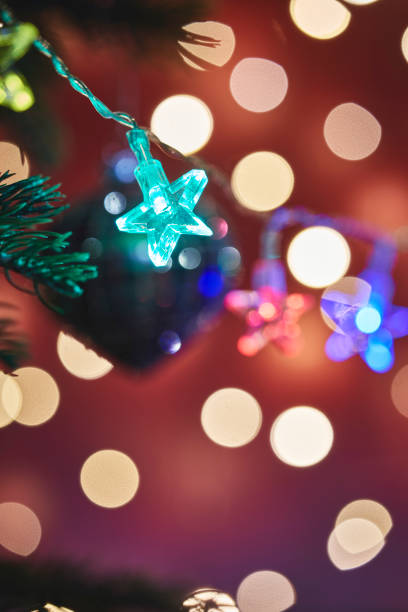 istock Christmas Decoration with Ornaments and Holiday Lights 1347539545