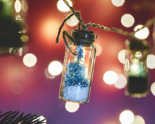 istock Christmas Decoration with Ornaments and Holiday Lights 1347539573