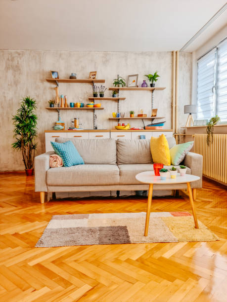 istock Nicely decorated living room 1347547823