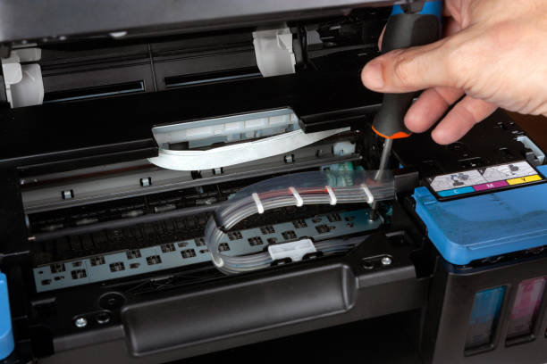 istock Close up of printer repair 1347552506