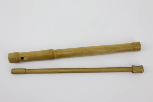 istock Folk wooden flute 1347555124