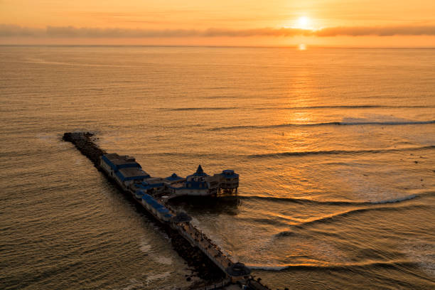 Pier in Miraflores district of Lima, Peru.
