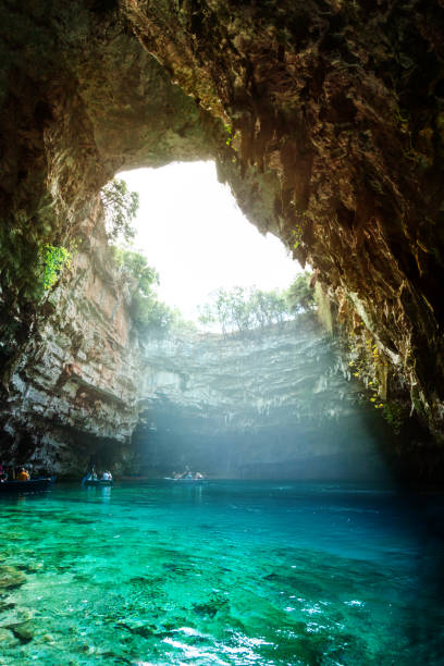 istock Melissani lake on Kefalonia island 1347559103