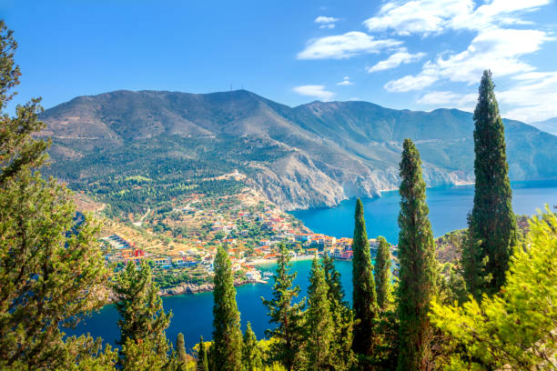 istock Assos village in Kefalonia 1347559129