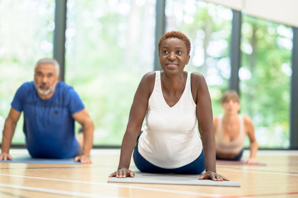 istock Yoga class for adults 1347582043