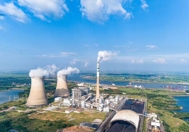 istock Thermal power station scene 1347592853