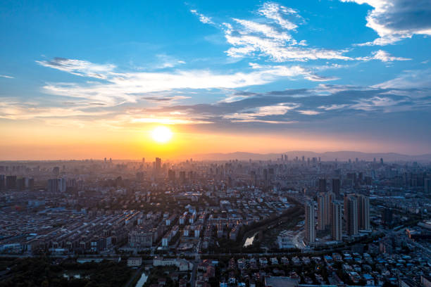 istock Aerial city scenery 1347594805