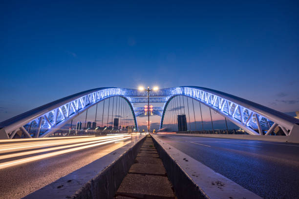 istock Heavy traffic under the expressway bridge 1347594927