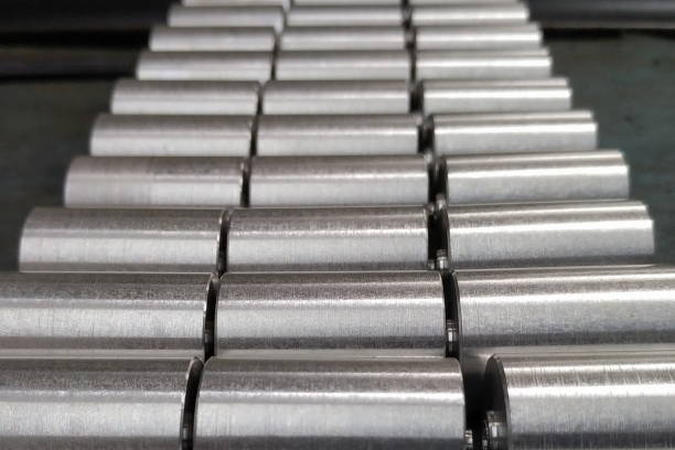 istock cylindrical parts with chamfered turning on a lathe 1347596140