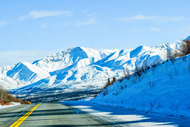 istock Snow Covered Mountains of Alaska 1347600612