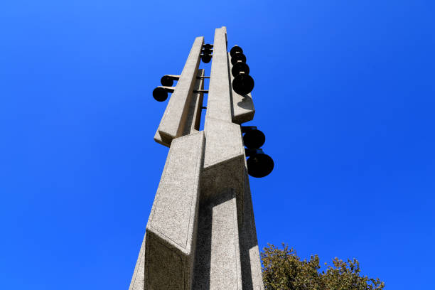 abstract sculpture by park in berlin/germany