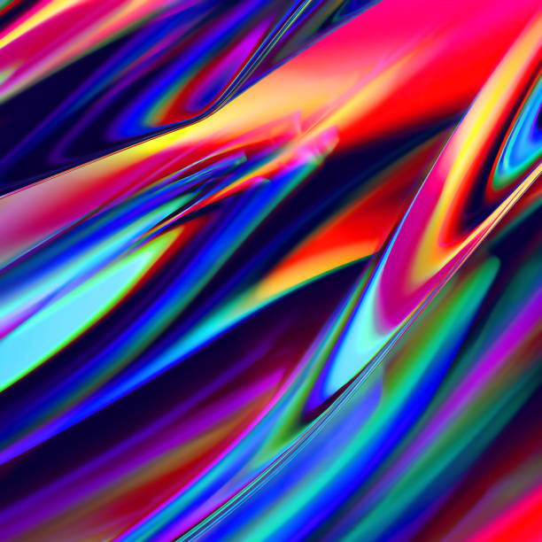 istock 3d rending Curve Dynamic Fluid Liquid Wallpaper. Light Pastel Cold Color Colorful Swirl Gradient Mesh. Bright Pink Vivid Vibrant Smooth Surface. Blurred Water Multicolor Neon Sky Gradient Background. 1347613680