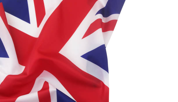 istock UK flag isolated on white background. 1347617866