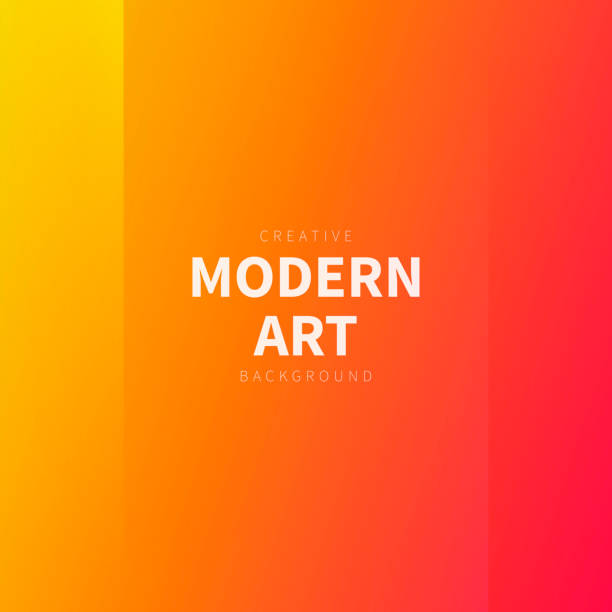 Modern abstract background - Orange gradient Modern and trendy abstract background with two vertical symmetrical folds. This illustration can be used for your design, with space for your text (colors used: Yellow, Orange, Red, Pink). Vector Illustration (EPS10, well layered and grouped), format (1:1). Easy to edit, manipulate, resize or colorize. dawn of new era stock illustrations