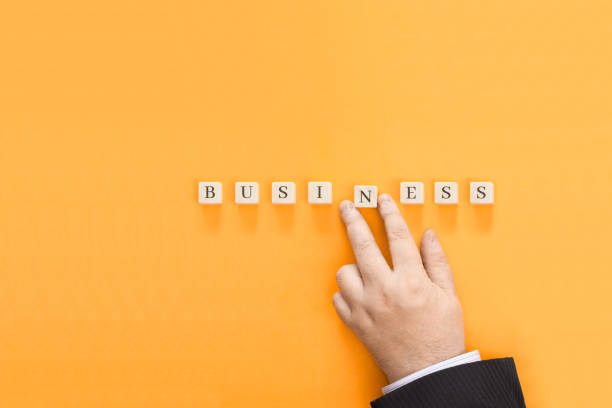 istock Inscription Business made from cubes 1347630723