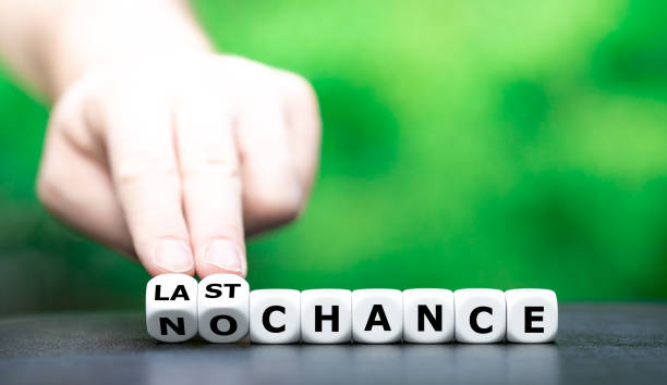 istock Hand turns dice and changes the expression 