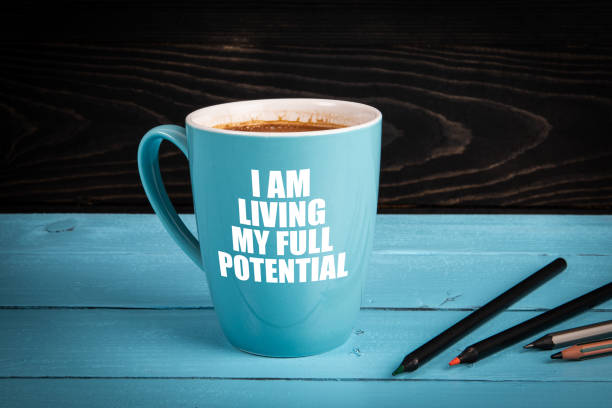 istock I am living my full potential. Blue coffee mug 1347633373