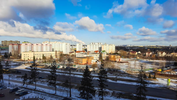 istock suburbs in winter early morning 1347636112