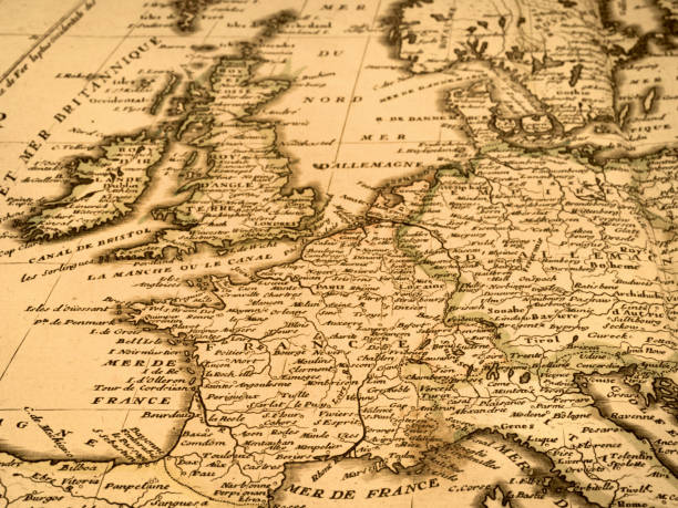 istock Antique old map, europe 1347639437