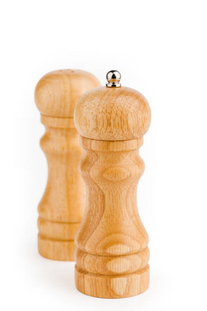 istock Salt and pepper are on the white background 1347646225