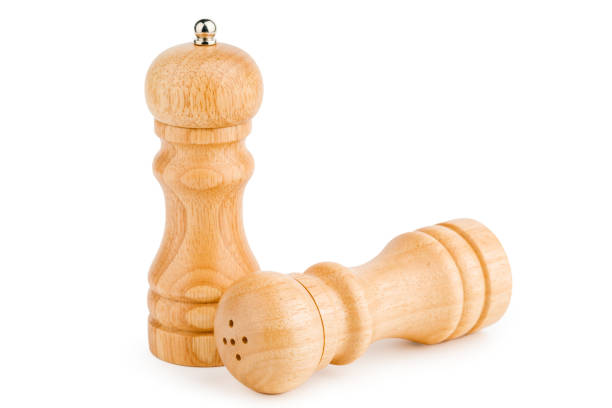 istock Salt and pepper are on the white background 1347646247