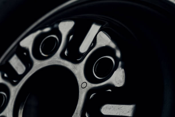 istock The black element of the car disk. Car wheel close-up 1347646332
