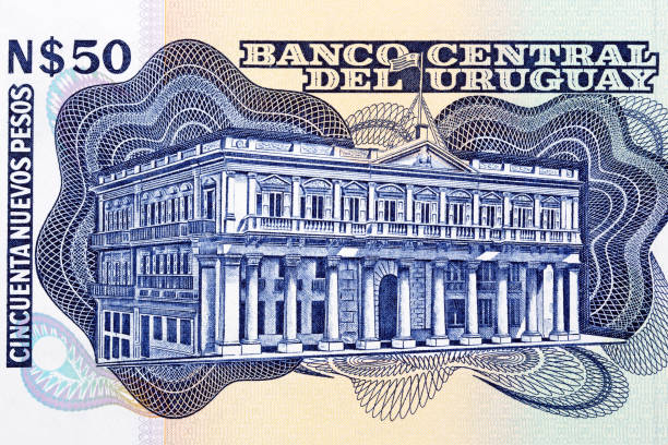 istock Old Government palace from Uruguayan money 1347647502